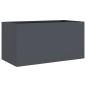 vidaXL Pflanzkübel Anthrazit 62x30x29 cm Kaltgewalzter Stahl vidaXL Pflanzkübel Anthrazit 62x30x29 cm Kaltgewalzter Stahl