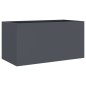 vidaXL Pflanzkübel Anthrazit 62x30x29 cm Kaltgewalzter Stahl vidaXL Pflanzkübel Anthrazit 62x30x29 cm Kaltgewalzter Stahl
