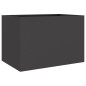 vidaXL Pflanzkübel Schwarz 62x47x46 cm Kaltgewalzter Stahl vidaXL Pflanzkübel Schwarz 62x47x46 cm Kaltgewalzter Stahl