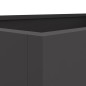 vidaXL Pflanzkübel Schwarz 62x47x46 cm Kaltgewalzter Stahl vidaXL Pflanzkübel Schwarz 62x47x46 cm Kaltgewalzter Stahl