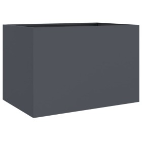 vidaXL Pflanzkübel Anthrazit 62x47x46 cm Kaltgewalzter Stahl