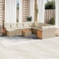 vidaXL 12-tlg. Garten-Sofagarnitur mit Kissen Beige Poly Rattan vidaXL 12-tlg. Garten-Sofagarnitur mit Kissen Beige Poly Rattan
