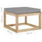 7-tlg. Garten-Lounge-Set mit Kissen Imprägniertes Kiefernholz 7-tlg. Garten-Lounge-Set mit Kissen Imprägniertes Kiefernholz