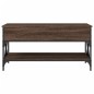 vidaXL Couchtisch Braun Eichen-Optik 100x50x50 cm Holzwerkstoff Metall vidaXL Couchtisch Braun Eichen-Optik 100x50x50 cm Holzwerkstoff Metall