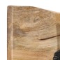 vidaXL Wandgarderobe mit 4 Haken Massivholz Mango vidaXL Wandgarderobe mit 4 Haken Massivholz Mango