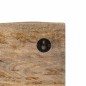 vidaXL Wandgarderobe mit 4 Haken Massivholz Mango vidaXL Wandgarderobe mit 4 Haken Massivholz Mango
