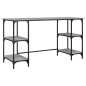 vidaXL Schreibtisch Grau Sonoma 140x50x75 cm Metall Holzwerkstoff vidaXL Schreibtisch Grau Sonoma 140x50x75 cm Metall Holzwerkstoff