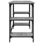 vidaXL Schreibtisch Grau Sonoma 140x50x75 cm Metall Holzwerkstoff vidaXL Schreibtisch Grau Sonoma 140x50x75 cm Metall Holzwerkstoff