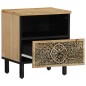 vidaXL Nachttisch 40x33x46 cm Massivholz Mango vidaXL Nachttisch 40x33x46 cm Massivholz Mango