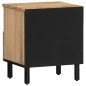 vidaXL Nachttisch 40x33x46 cm Massivholz Mango vidaXL Nachttisch 40x33x46 cm Massivholz Mango