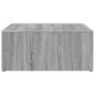 vidaXL Satztische 2 Stk. Grau Sonoma Holzwerkstoff und Metall vidaXL Satztische 2 Stk. Grau Sonoma Holzwerkstoff und Metall
