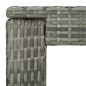 vidaXL 7-tlg. Gartenbar-Set mit Kissen Poly Rattan Grau vidaXL 7-tlg. Gartenbar-Set mit Kissen Poly Rattan Grau