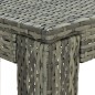 vidaXL 7-tlg. Gartenbar-Set mit Kissen Poly Rattan Grau vidaXL 7-tlg. Gartenbar-Set mit Kissen Poly Rattan Grau