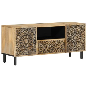 vidaXL TV-Schrank 105x33x46 cm Massivholz Mango