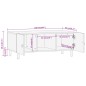 vidaXL Couchtisch 100x54x40 cm Massivholz Mango vidaXL Couchtisch 100x54x40 cm Massivholz Mango