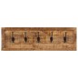 vidaXL Wandgarderobe mit 5 Haken Massivholz Mango vidaXL Wandgarderobe mit 5 Haken Massivholz Mango