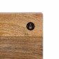 vidaXL Wandgarderobe mit 5 Haken Massivholz Mango vidaXL Wandgarderobe mit 5 Haken Massivholz Mango