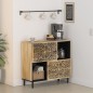 vidaXL Beistellschrank 80x33x75 cm Massivholz Mango vidaXL Beistellschrank 80x33x75 cm Massivholz Mango