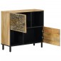 vidaXL Beistellschrank 80x33x75 cm Massivholz Mango vidaXL Beistellschrank 80x33x75 cm Massivholz Mango