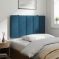 vidaXL Kopfteil-Kissen Blau 90 cm Samt