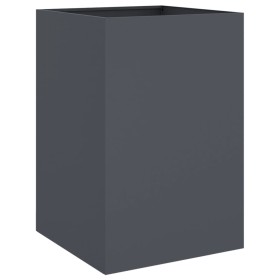 vidaXL Pflanzkübel Anthrazit 52x48x75 cm Kaltgewalzter Stahl