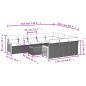 vidaXL 11-tlg. Garten-Sofagarnitur mit Kissen Beige Poly Rattan vidaXL 11-tlg. Garten-Sofagarnitur mit Kissen Beige Poly Rattan