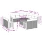vidaXL 12-tlg. Garten-Sofagarnitur mit Kissen Beige Poly Rattan vidaXL 12-tlg. Garten-Sofagarnitur mit Kissen Beige Poly Rattan