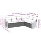 vidaXL 6-tlg. Garten-Sofagarnitur mit Kissen Beige Poly Rattan vidaXL 6-tlg. Garten-Sofagarnitur mit Kissen Beige Poly Rattan