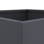 vidaXL Pflanzkübel 2 Stk. Anthrazit 49x47x46 cm Kaltgewalzter Stahl vidaXL Pflanzkübel 2 Stk. Anthrazit 49x47x46 cm Kaltgewalzter Stahl