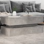 vidaXL Couchtisch mit LED-Leuchten Betongrau 90x50x40 cm vidaXL Couchtisch mit LED-Leuchten Betongrau 90x50x40 cm