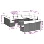 vidaXL 14-tlg. Garten-Sofagarnitur mit Kissen Beige Poly Rattan vidaXL 14-tlg. Garten-Sofagarnitur mit Kissen Beige Poly Rattan