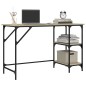 vidaXL Schreibtisch Sonoma-Eiche 120x50x75 cm Metall Holzwerkstoff vidaXL Schreibtisch Sonoma-Eiche 120x50x75 cm Metall Holzwerkstoff