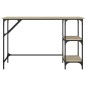 vidaXL Schreibtisch Sonoma-Eiche 120x50x75 cm Metall Holzwerkstoff vidaXL Schreibtisch Sonoma-Eiche 120x50x75 cm Metall Holzwerkstoff