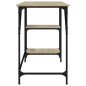 vidaXL Schreibtisch Sonoma-Eiche 120x50x75 cm Metall Holzwerkstoff vidaXL Schreibtisch Sonoma-Eiche 120x50x75 cm Metall Holzwerkstoff