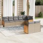 vidaXL 8-tlg. Garten-Sofagarnitur mit Kissen Beige Poly Rattan vidaXL 8-tlg. Garten-Sofagarnitur mit Kissen Beige Poly Rattan