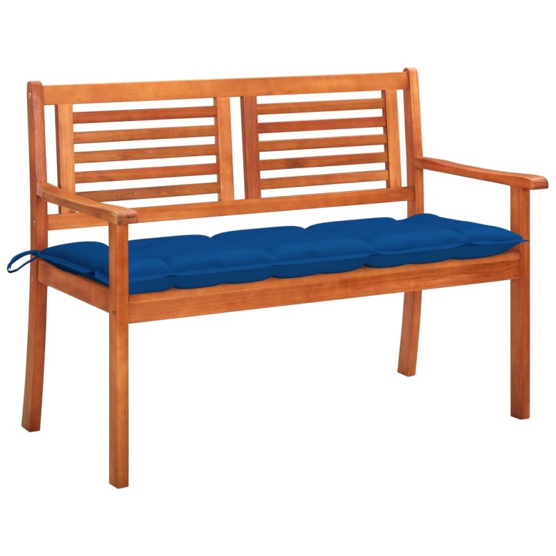 vidaXL 2-Sitzer-Gartenbank mit Auflage 120 cm Massivholz Eukalyptus vidaXL 2-Sitzer-Gartenbank mit Auflage 120 cm Massivholz Eukalyptus