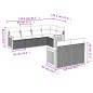 vidaXL 7-tlg. Garten-Sofagarnitur mit Kissen Schwarz Poly Rattan vidaXL 7-tlg. Garten-Sofagarnitur mit Kissen Schwarz Poly Rattan