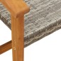 vidaXL Gartenbank Grau 112 cm Poly Rattan und Akazienholz vidaXL Gartenbank Grau 112 cm Poly Rattan und Akazienholz