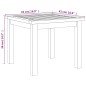 vidaXL 3-tlg. Bistro-Set Grau Poly Rattan und Akazienholz vidaXL 3-tlg. Bistro-Set Grau Poly Rattan und Akazienholz