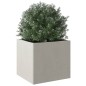 vidaXL Pflanzkübel Silbern 32x30x29 cm Edelstahl vidaXL Pflanzkübel Silbern 32x30x29 cm Edelstahl