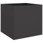 vidaXL Pflanzkübel 2 Stk. Schwarz 42x40x39 cm Kaltgewalzter Stahl vidaXL Pflanzkübel 2 Stk. Schwarz 42x40x39 cm Kaltgewalzter Stahl