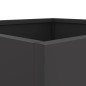 vidaXL Pflanzkübel 2 Stk. Schwarz 42x40x39 cm Kaltgewalzter Stahl vidaXL Pflanzkübel 2 Stk. Schwarz 42x40x39 cm Kaltgewalzter Stahl