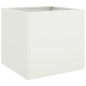 vidaXL Pflanzkübel 2 Stk. Weiß 49x47x46 cm Kaltgewalzter Stahl vidaXL Pflanzkübel 2 Stk. Weiß 49x47x46 cm Kaltgewalzter Stahl