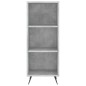 vidaXL Highboard Betongrau 34,5x34x180 cm Holzwerkstoff vidaXL Highboard Betongrau 34,5x34x180 cm Holzwerkstoff