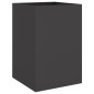 vidaXL Pflanzkübel Schwarz 52x48x75 cm Kaltgewalzter Stahl vidaXL Pflanzkübel Schwarz 52x48x75 cm Kaltgewalzter Stahl