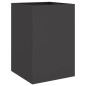 vidaXL Pflanzkübel Schwarz 52x48x75 cm Kaltgewalzter Stahl vidaXL Pflanzkübel Schwarz 52x48x75 cm Kaltgewalzter Stahl