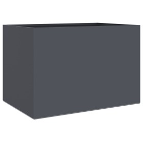 vidaXL Pflanzkübel Anthrazit 62x40x39 cm Kaltgewalzter Stahl
