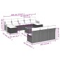 vidaXL 11-tlg. Garten-Sofagarnitur mit Kissen Beige Poly Rattan vidaXL 11-tlg. Garten-Sofagarnitur mit Kissen Beige Poly Rattan