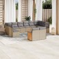 vidaXL 12-tlg. Garten-Sofagarnitur mit Kissen Beige Poly Rattan vidaXL 12-tlg. Garten-Sofagarnitur mit Kissen Beige Poly Rattan