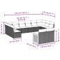 vidaXL 12-tlg. Garten-Sofagarnitur mit Kissen Beige Poly Rattan vidaXL 12-tlg. Garten-Sofagarnitur mit Kissen Beige Poly Rattan